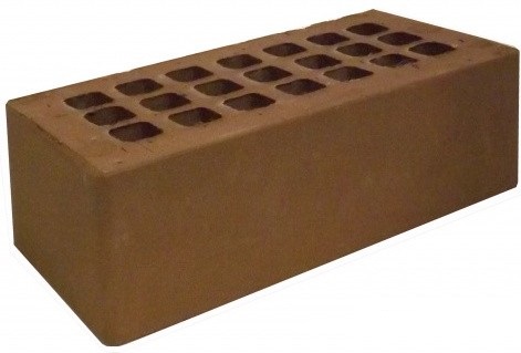 Кирпич темно-коричневый керамический облицовочный полуторный М-150, ЖКЗ