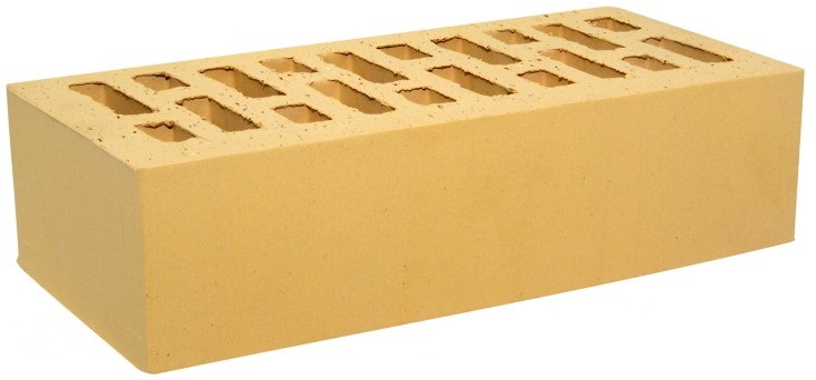 Кирпич солома золотистый керамический облицовочный одинарный М-200 250х120х65, Липецк