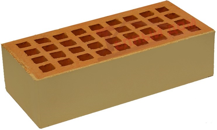 Кирпич песочный керамический облицовочный одинарный М-150 250х120х65