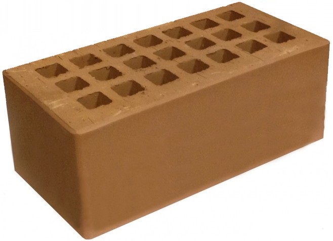 Кирпич какао керамический облицовочный полуторный щелевой М-150